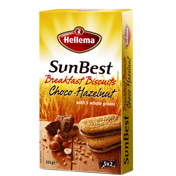SunBest Breakfast Biscuits Choco-Hazelnut